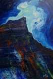 Misty-mountain-Oilpainting-on-canvas-120x80-cm