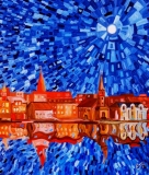 Reykjavik.-Oilpainting-on-canvas-100x105-cm-S
